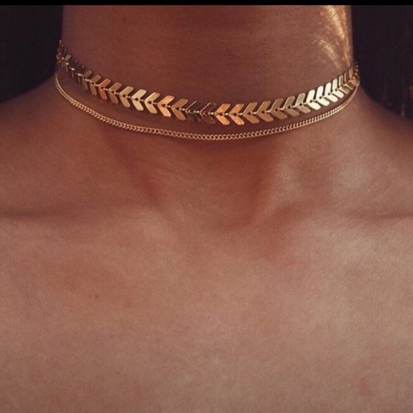 Jewelry - Gold-tone Choker Necklace